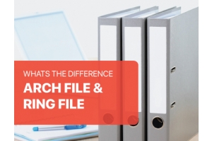 Arch File and Ring File stationery folder types - Whats the difference?