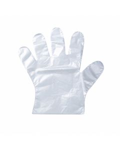 Disposable Plastic Glove PE Free Size Food Handling 100 Pcs/Pack