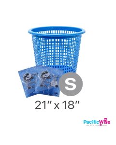 Small Blue Garbage Bag 18" x 21" 30pcs Pack