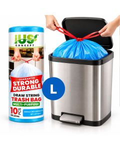 IUS Concept Drawstring Trash Bag L 60L 10pcs