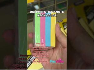 Dolphin/Removable Sticky Note/Nota Melekit/DOL-96303 (Pastel Colour)