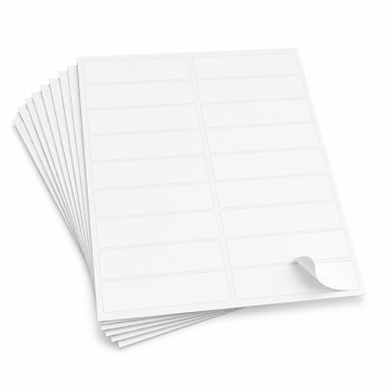 A4 Blank Size Sticker 22 Up 105 x 25.4mm 100 Sheets