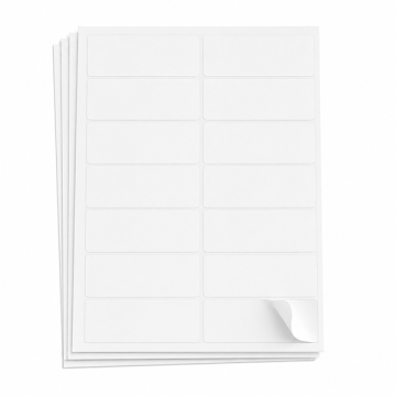 A4 Blank Size Sticker 16 Up 105 x 37.25mm 100 Sheets