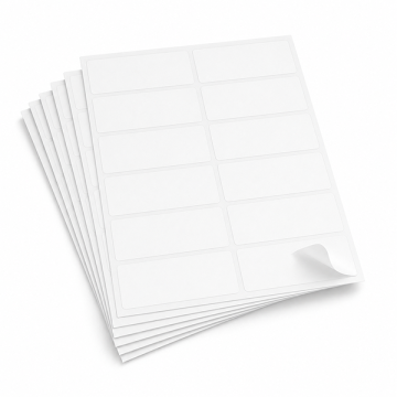 A4 Blank Size Sticker 14 Up 105 x 42.42mm 100 Sheets