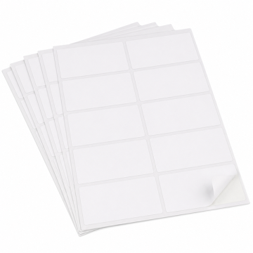 A4 Blank Size Sticker 10 Up 105 x 57mm 100 Sheets