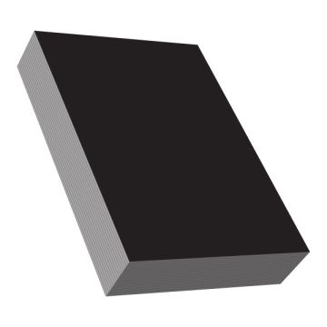2 Sheet Card (A4) 120gsm Black 100 Sheets