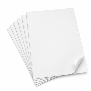 A4 Blank Size Sticker 1 Up 297 x 210mm 100 Sheets