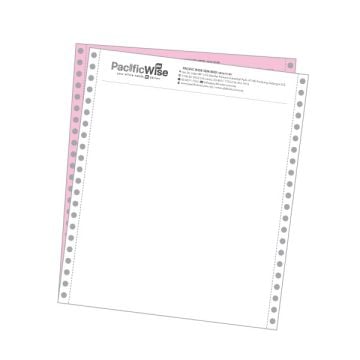 Custom Computer Form Printing 9.5 x 11 Inch 2 Ply 1 Colour 1,000 Fans Per Box