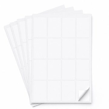 A4 Blank Size Sticker 16 Up 52.5 x 74.25mm 100pcs