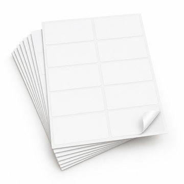 A4 Blank Size Sticker 12 Up 89 x 41mm 100 Sheets