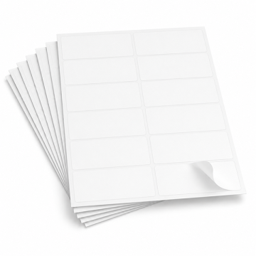 A4 Blank Size Sticker 14 Up 99 x 38mm 100 Sheets