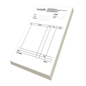 Customized Printing Bill Pad A4 1 Ply 1 Colour 100 Sheets Per Pad