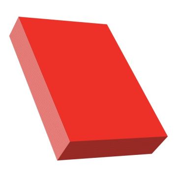 A4 Deep Colour Paper 80gsm Red 450 Sheets