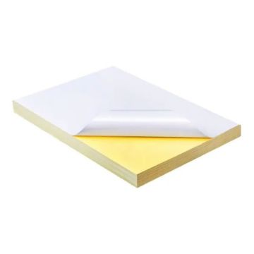 A4 Glossy Sticker Label 1 Up 100 Sheets