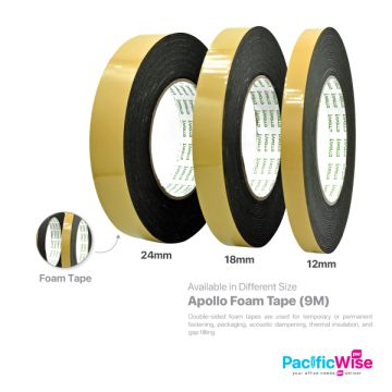 Apollo Foam Tape/Self Adhesive Tape/Pita Pelekat (9m)