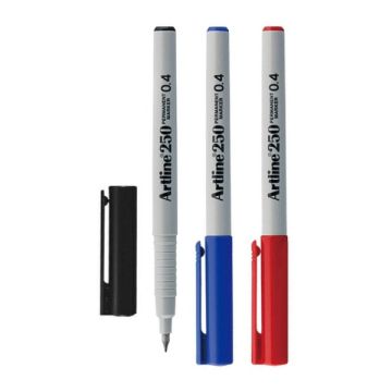 Artline 250 Permanent Marker Fine Tip 0.4mm