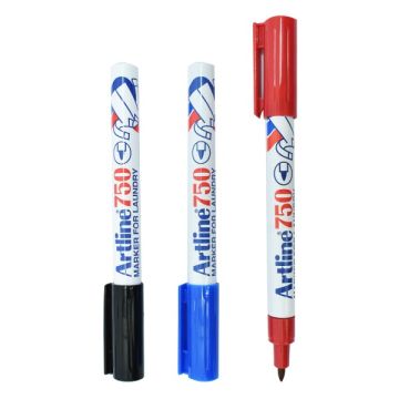 Artline 750 Laundry Marker 0.7mm Waterproof