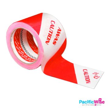 Caution Tape / Awas Tape 48mm x 50m – Non-Adhesive Safety Warning Barrier Tape