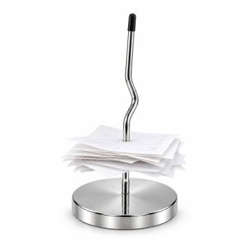 Stainless Steel Bill Stand 10 x 21cm Silver Tone