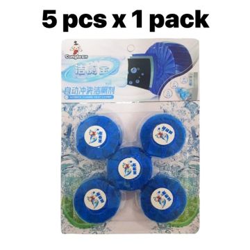 Contge MT2065 Blue Toilet Block Tablets 5pcs Auto Flush