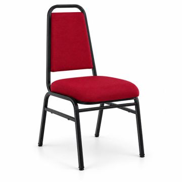 Pre-Order BQ-962 Banquet Chair Epoxy Black Stackable Fabric