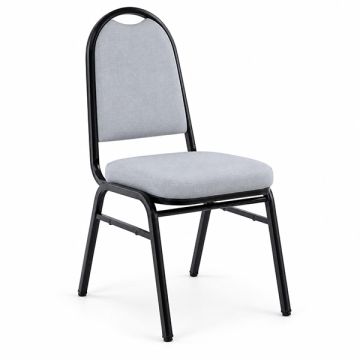 Pre-Order BQ-963 Banquet Chair Epoxy Black Legs Fabric Stackable