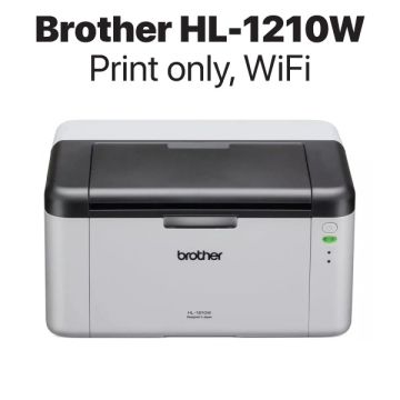 Brother HL-1210W Mono Laser Printer with WiFi (Print Only)