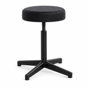 Pre-Order BS-931 Low Seater Stool Epoxy Black 360° Swivel Adjustable