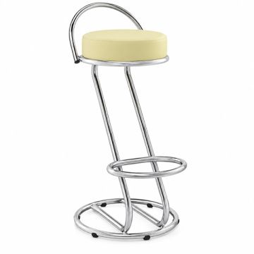 Pre-Order BS-934 High Seater Stool Chrome Base with Footrest
