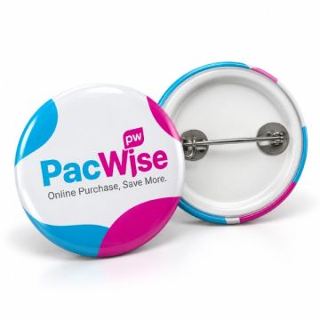 Custom Button Badge BBD44P 44mm Full Colour Gloss Print