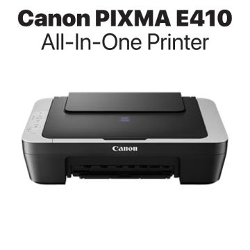 Canon PIXMA E410 Inkjet All-in-One Printer Print/Scan/Copy