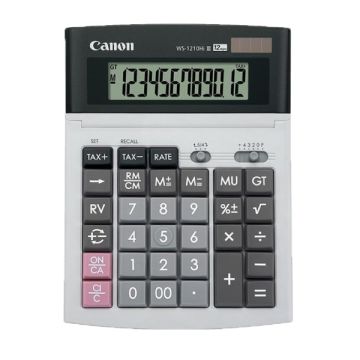 Canon WS-1210HI III Calculator 12 Digit Dual Power Tilt