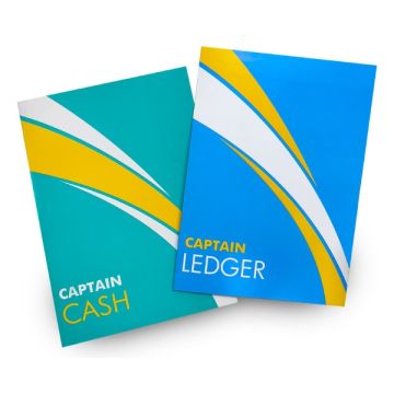 Captain Book Keeping Cash Ledger 40 Pages 29.7x20.8cm