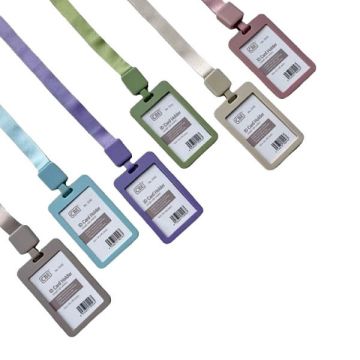 CBE 3340 Frosted ID Card Holder With Lanyard