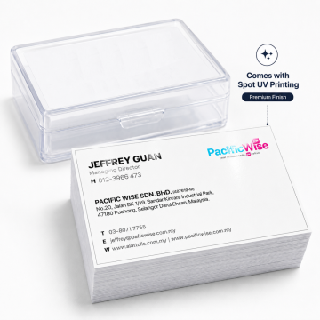 Customized Printing Name Card 250gsm Art Card + Matt Laminate + Spot UV | Single Sided