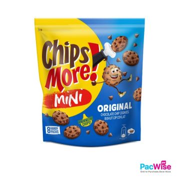 Chipsmore Original Handy Multipack 8sachets×28g – Crunchy Chocolate Chip Cookies | Convenient Snack Packs