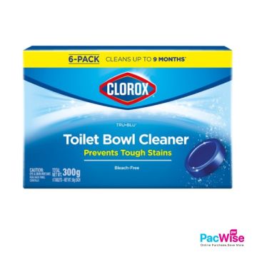 CLOROX TRU-BLU Toilet Bowl Cleaner Drop (6 Tablets)