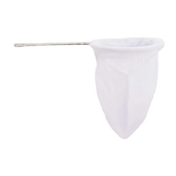 Coffee & Tea Brew Bag Size S Reusable Cotton Filter with Metal Frame