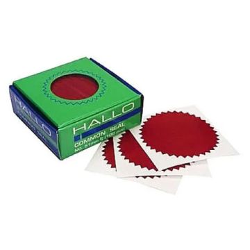 Common Seal Sticker 5.1cm Red 100pcs