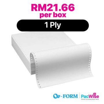 QForm Computer Form 1 Ply Jam-Resistant 9.5x11 800 Fans