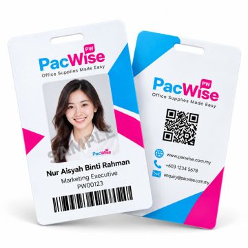 Custom PVC ID Card 0.80mm Double-Sided with Hole Punch