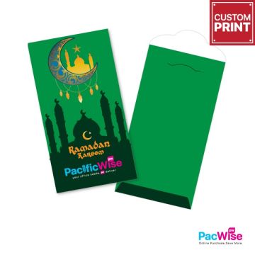 Customized Printing Green Packet (Custom Design Money Packet / Sampul Raya / Angpao Printing / Ramadan / Hari Raya)