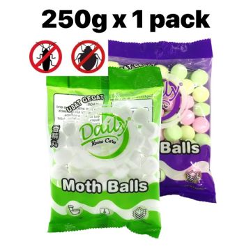 Daily Moth Balls 250g Pack Moth & Mildew Protection