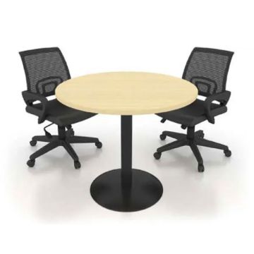 DT-D 900 Round Discussion Table Metal Drum Leg