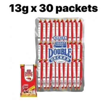 Double Decker Mini Prawn Cracker 30packets x 13g – Crispy Mini Prawn Snack Packets | Malaysian Favourite Snack