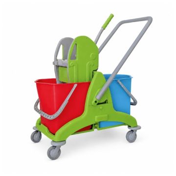 Heavy Duty Double Mop Bucket 2 x 25L Plastic Frame
