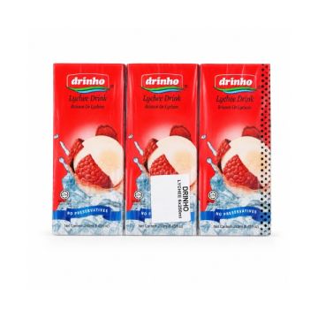 Drinho Lychee Drink 250ml x 6 Packs