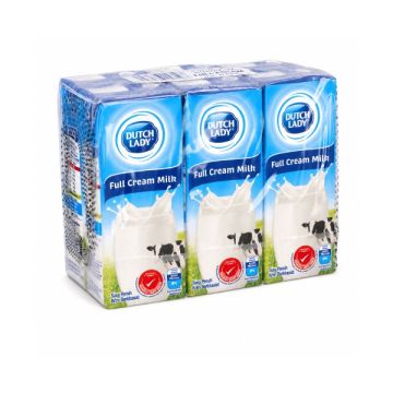 Dutch Lady UHT Full Cream Milk 200ml x 6 Packs