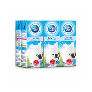 Dutch Lady UHT Low Fat Milk 200ml x 6 Packs
