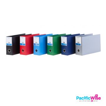 PVC Voucher Lever Arch File 75mm Rado Lock Random Colour